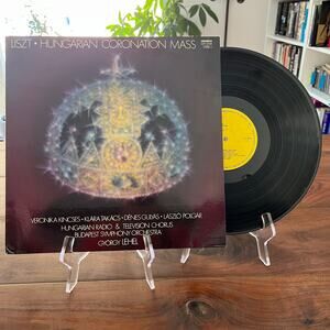 Liszt Hungarian Coronation Mass György Lehel LP 1980 Hungaroton SLPX 12148